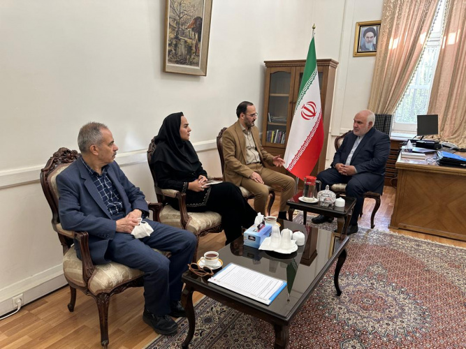 Meeting of the Office of Scientific and International Cooperation of the University with the New Ambassador of the Islamic Republic of Iran to India