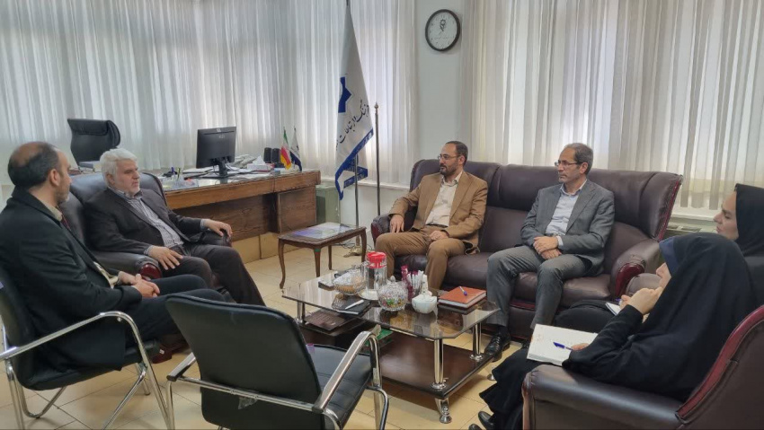 A joint meeting to exchange views and explore ways to develop international cooperation between the Office of Scientific and International Cooperation at the University of Applied Science and Technology and the Department of Scientific and Academic Cooper