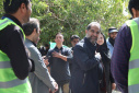بازدید رئیس دانشگاه جامع علمی کاربردی از موکب دانشگاه در مسیر پیاده روی زائران حرم رضوی