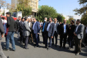 حضور مسئولان و کارکنان دانشگاه جامع علمی کاربردی در تجمع حمایت از مردم مظلوم فلسطین