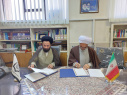 امضاء توافق نامه دفتر نهاد نمایندگی مقام معظم رهبری دانشگاه جامع علمی کاربردی با معاونت تهذیب و تبلیغ حوزه های علمیه اصفهان