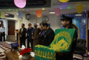 برگزاری آیین استقبال از پرچم متبرک ضریح مطهر حرم رضوی در دانشگاه جامع علمی کاربردی