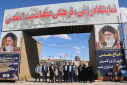 غبار روبی مزار شهدا و بازدید از نمایشگاه هفته دفاع مقدس در دانشگاه جامع علمی کاربردی استان اردبیل