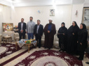 دیدار با خانواده شهدا و غبار روبی مزار شهدا به مناسبت هفته دفاع مقدس در دانشگاه جامع علمی کاربردی استان ایلام