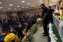 برگزاری مراسم استقبال از شهید گمنام در دانشگاه جامع علمی کاربردی استان چهارمحال و بختیاری