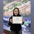 کسب مقام سوم قهرمانی دانشجوی دانشگاه جامع علمی کاربردی استان زنجان در مسابقات کشوری کشتی آلیش بانوان