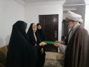 دیدار مسئول نهاد نمایندگی مقام معظم رهبری دانشگاه جامع علمی کاربردی خانواده شهید مدافع حرم استان گستان