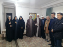 دیدار مسئول نهاد نمایندگی مقام معظم رهبری دانشگاه جامع علمی کاربردی خانواده شهید مدافع حرم استان گستان