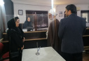 دیدار مسئول نهاد نمایندگی مقام معظم رهبری دانشگاه جامع علمی کاربردی خانواده شهید مدافع حرم استان گستان