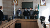 مراسم معارفه مدیر کانون نهضت استادی بسیج دانشگاه جامع علمی کاربردی استان زنجان برگزار شد