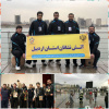 قهرمانی دانشجویان مرکز آموزش علمی کاربردی شهرداری اردبیل در مسابقات آتش نشانی کشور