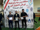 کسب مقام سوم دانشجوی دانشگاه جامع علمی کاربردی در مسابقات پاورلیفتینگ قهرمانی کشور