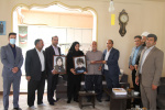 دیدار رئیس و کارکنان دانشگاه جامع علمی کاربردی استان ایلام با خانواده شهیدان سلیمانی