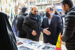 برپایی غرفه دانشگاه جامع علمی کاربردی در مسیر راهپیمایی یوم الله ۲۲ بهمن