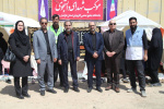 بازدید رئیس دانشگاه جامع علمی کاربردی از موکب دانشگاه در مسیر پیاده روی زائران حرم رضوی