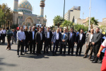 حضور مسئولان و کارکنان دانشگاه جامع علمی کاربردی در تجمع حمایت از مردم مظلوم فلسطین