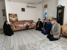 دیدار رئیس دانشگاه جامع علمی کاربردی استان ایلام با خانواده دانشجوی شهید علی عباسی