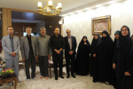 دیدار رئیس دانشگاه جامع علمی کاربردی خراسان استان رضوی با خانواده شهید چراغچی