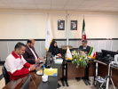 دیدار رئیس دانشگاه جامع علمی کاربردی استان سیستان و بلوچستان با سرپرست موسسه آموزش علی علمی کاربردی هلال احمر