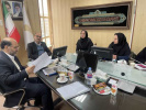 دیدار مدیرکل پدافند غیرعامل استانداری با رئیس دانشگاه جامع علمی کاربردی خراسان رضوی