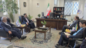دیدار رئیس دانشگاه جامع علمی ‌کاربردی استان قزوین با رئیس کانون وکلای دادگستری استان