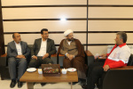 نشست رییس دانشگاه جامع علمی‌کاربردی چهارمحال و بختیاری و سرپرست جمعیت هلال احمر استان