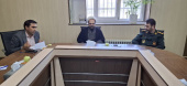 دیدار رئیس دانشگاه جامع علمی کاربردی استان زنجان با فرمانده سپاه انصارالمهدی (عج) استان