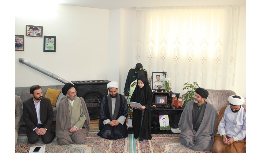 دیدار مسئولان دانشگاه جامع علمی کاربردی خراسان شمالی با خانواده دانشجوی شهید مدافع امنیت