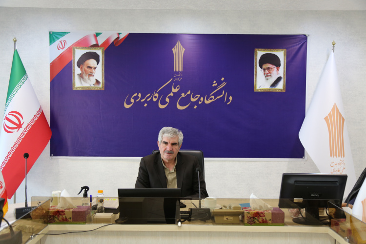 برگزاری نشست هم اندیشی رییس دانشگاه جامع علمی کاربردی با اعضای هیات علمی دانشگاه